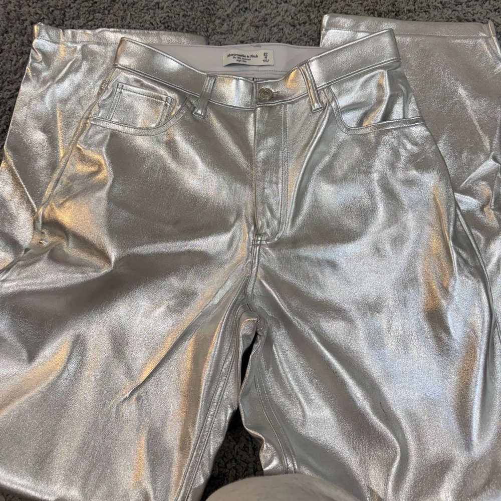 Abercrombie silver pants size: 27